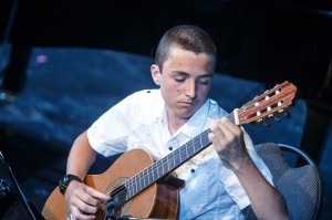 guitare au concert de juin 2014